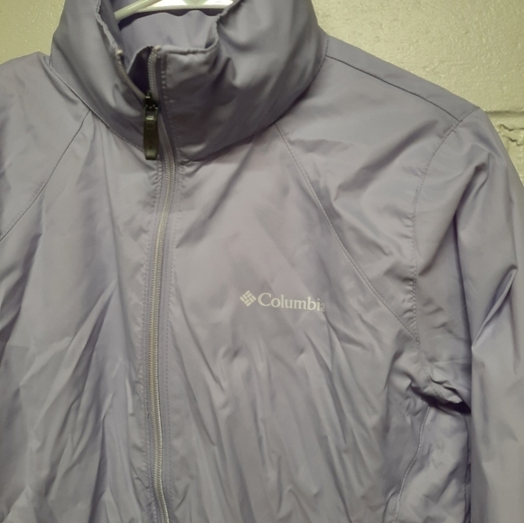 COLUMBIA (Women's Small) Lightweight Windbreaker Jacket Lavender Purple - Picture 2 of 7